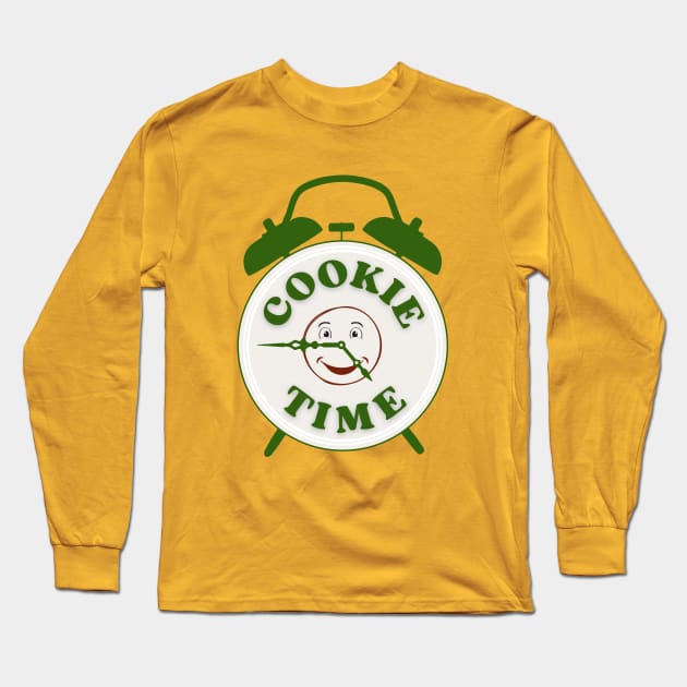 Friends Cookie Time clock Long Sleeve T-Shirt by Teessential